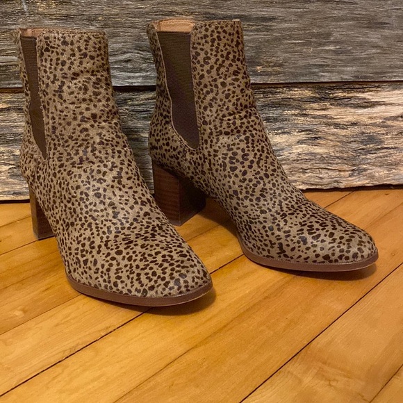 Madewell leopard print booties - Picture 1 of 7
